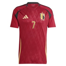 Fotbalové dres Belgie De Bruyne 7 Domácí ME 2024 Krátký Rukáv